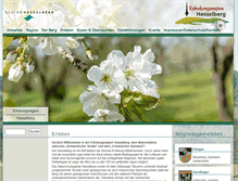 Tablet Screenshot of hesselberg.de